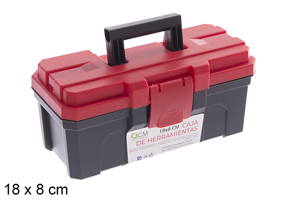 [122641] Boîte à outils en plastique 18x8 cm