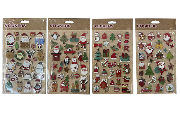 Pack adesivi figurine di Natale