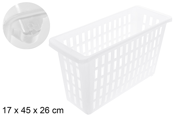 [123142] Bandeja organizadora de plástico branco