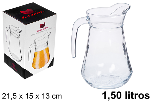 Jarra cristal 1,5 litros