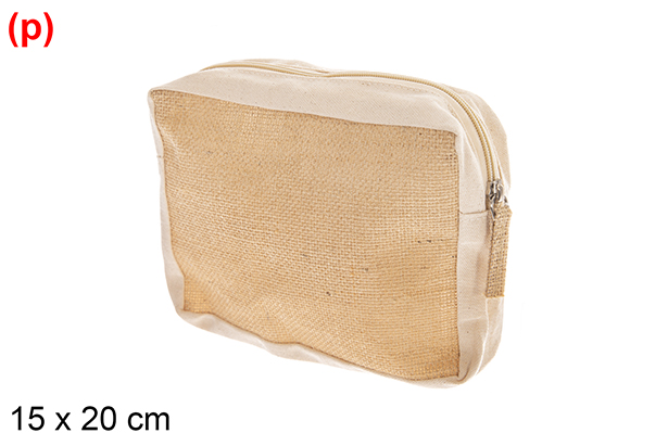Neceser yute y algodón natural 11.5x16.5cm (copia)