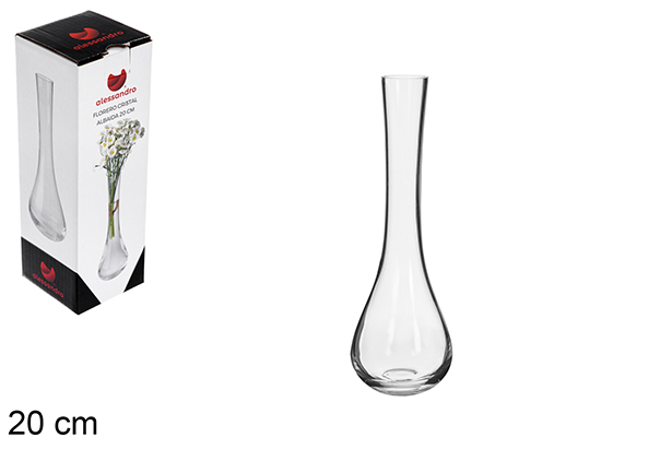 [123239] Vaso in vetro Albaida 20 cm