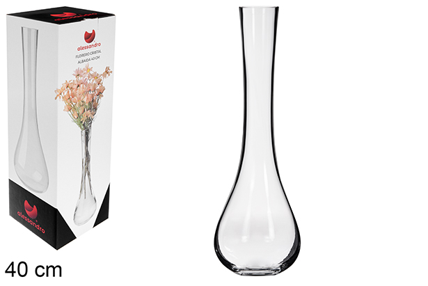 [123242] Albaida glass vase 40 cm