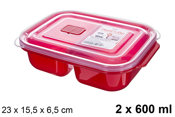 [123263] Lunch box 2x600ml