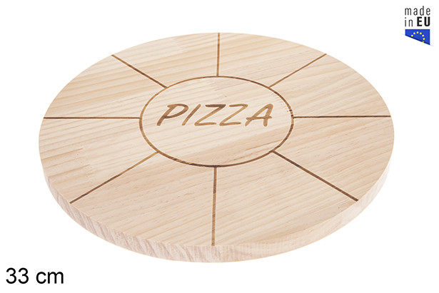 [123287] Wooden Pizza Plate 33cm
