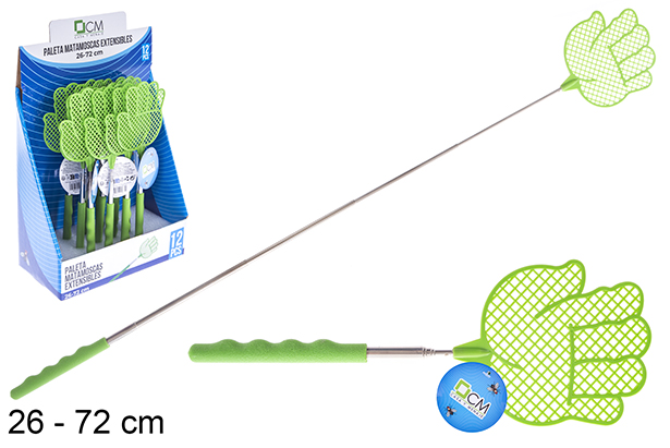 [123350] Tapette à mouches extensible en forme de main 26-72 cm