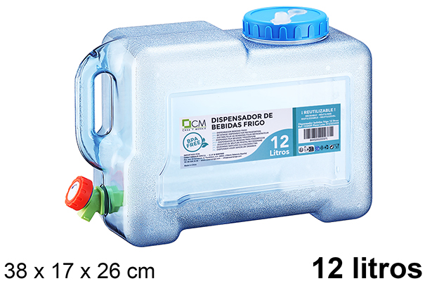 Dispensador bebidas frigo 12 litros