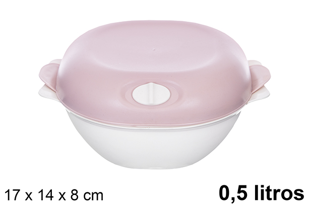 Fiambrera para microondas 0.5l