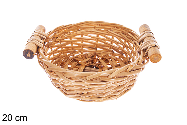 Cesta redonda miel Vinalma 20 cm