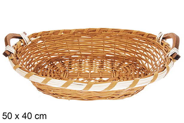 Panier à miel ovale Avelia 50x40 cm