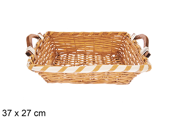Panier à miel rectangulaire Avelia 37x27 cm