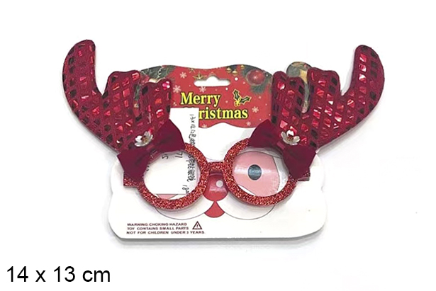Verres de Noël 14x13 cm