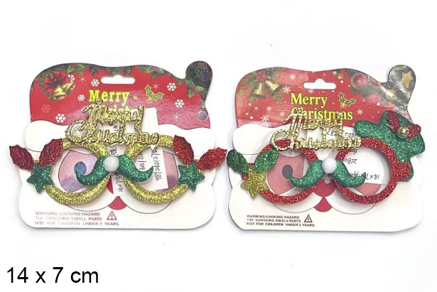 Bicchieri di Natale 14x7 cm