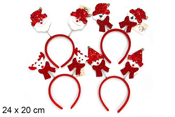 Assorted Christmas Headbands 24x20 cm