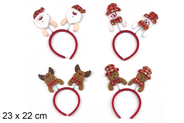 Assorted Christmas Headbands 23x22 cm