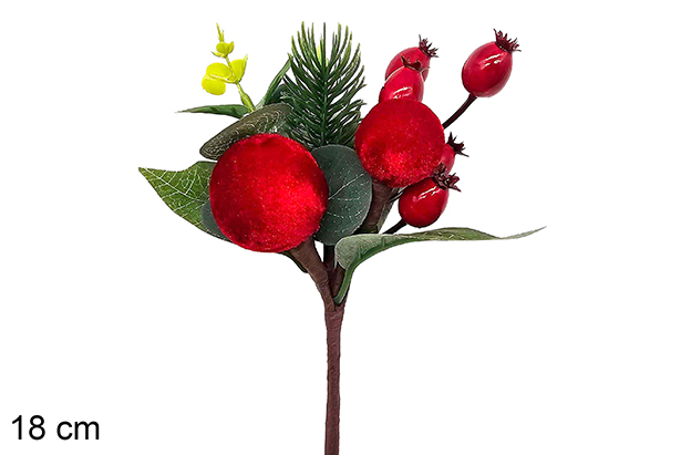 Ramo de Natal de 18 cm