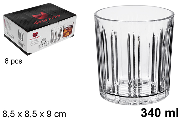 Copo de uísque 340 ml
