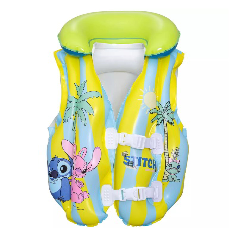 [126641] Giubbotto da nuoto gonfiabile Stitch – 51 × 46 cm (Scatola BW)