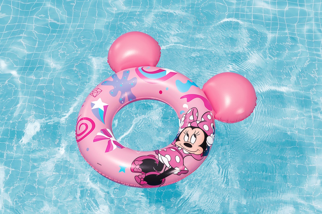[126650] Bouée gonflable Minnie avec oreilles – Boîte BW – 74 × 76 cm