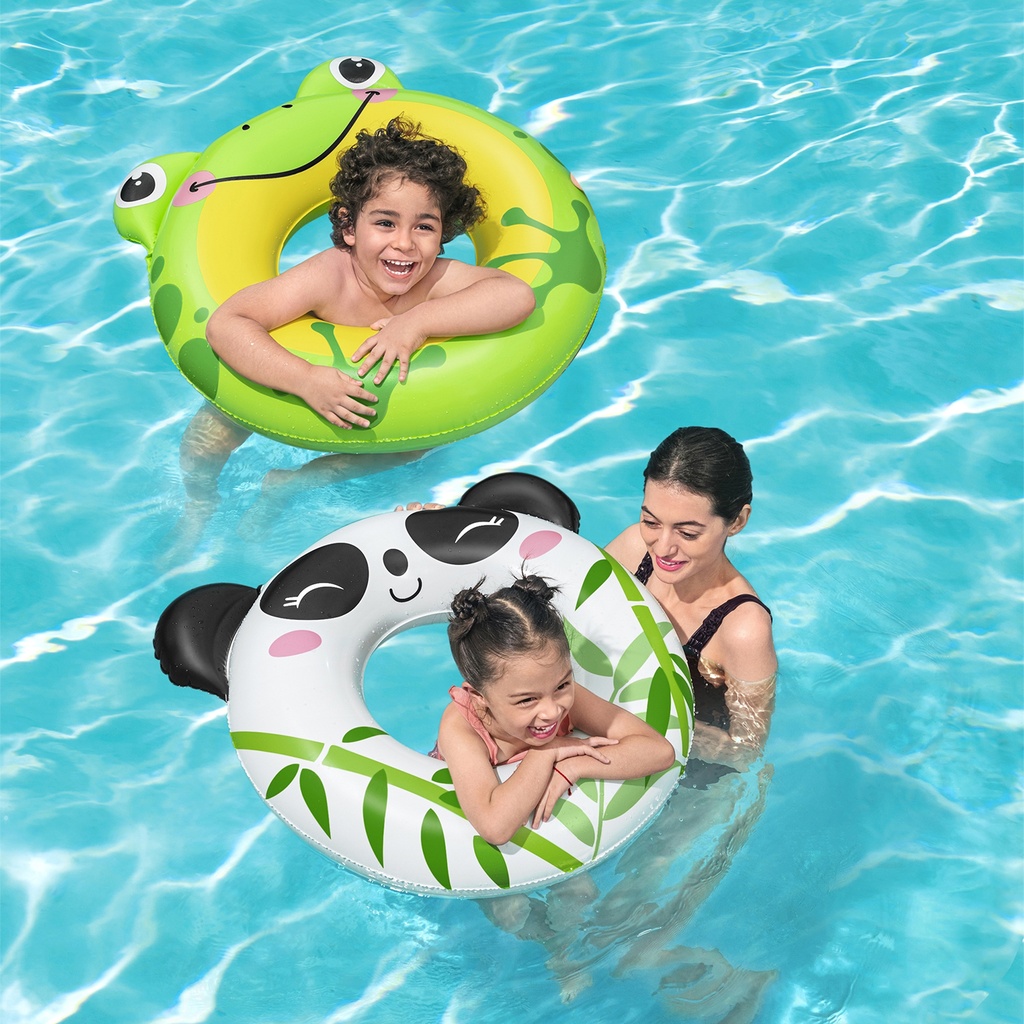 [126655] Bestway Animal Swim Ring with Ears – 85 cm (BW Bag)