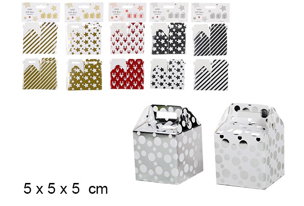 Caja regalo colores surtidos 5 cm