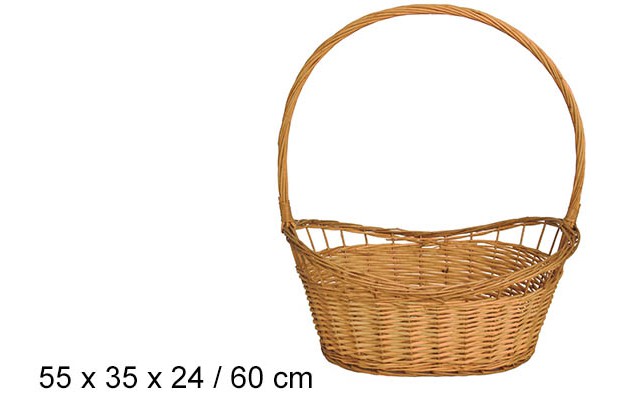 Cesta navideña miel 60 cm