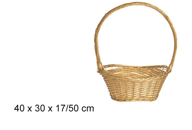 Cesta navideña miel 50 cm