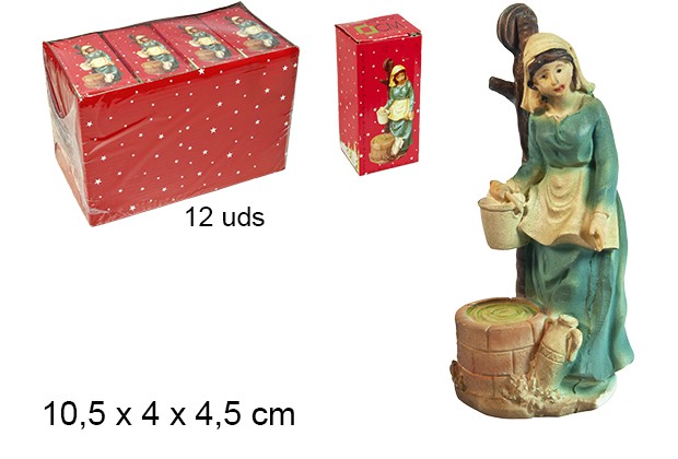 Bergare au bord du puits en résine 10,5 cm