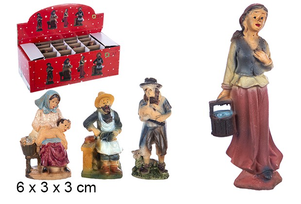 Figura de presépio em resina sortida - 3