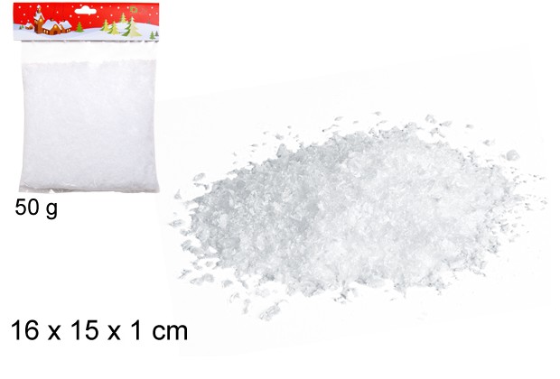 Bolsa nieve Navidad 50 gramos