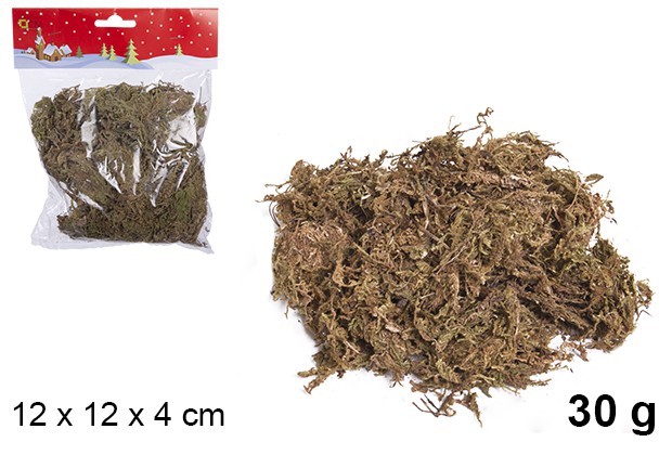 Sacchetto di muschio marrone 30 grammi