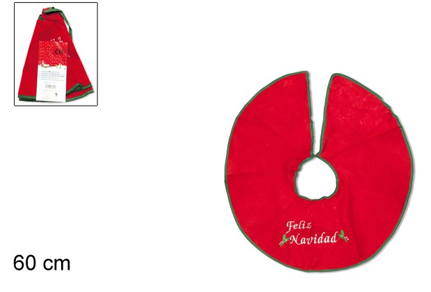 Coperta per i piedi dell'albero di Natale 60 cm