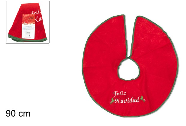 Christmas tree foot blanket 90 cm