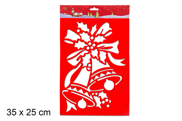 Pochoir de Noël pour décorer 34x25 cm  