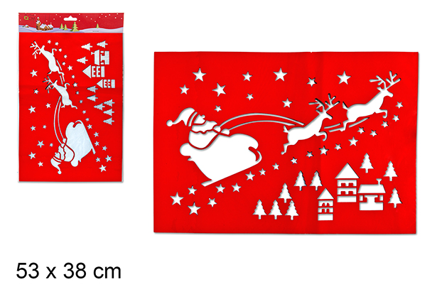 Plantilla Navidad para decorar 53x38 cm