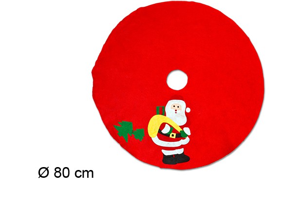 Base tela árbol Navidad 80 cm