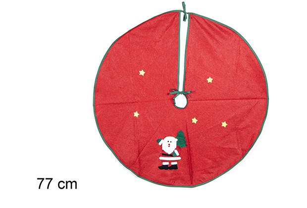 Fabric Christmas tree skirt 77 cm