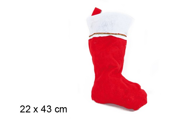 Bota Navidad 22x43 cm  