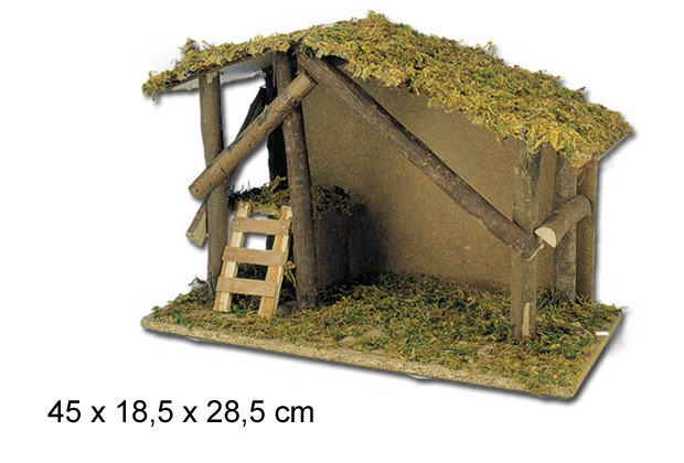 Cabaña abierta 45x18,5x28,5 cm