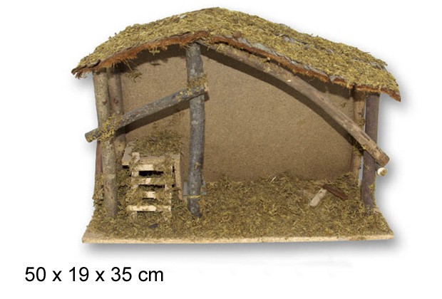 Cabane ouverte 50x19x35 cm