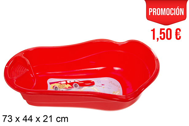 [036627] Vaschetta da bagno in plastica per bambini Cars