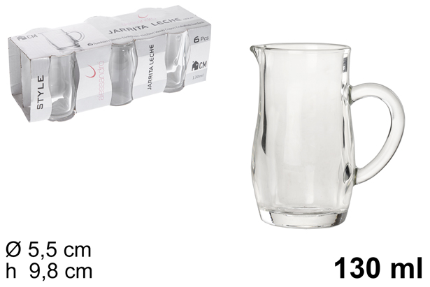 [052613] Jarra  cristal pequeña 130 ml