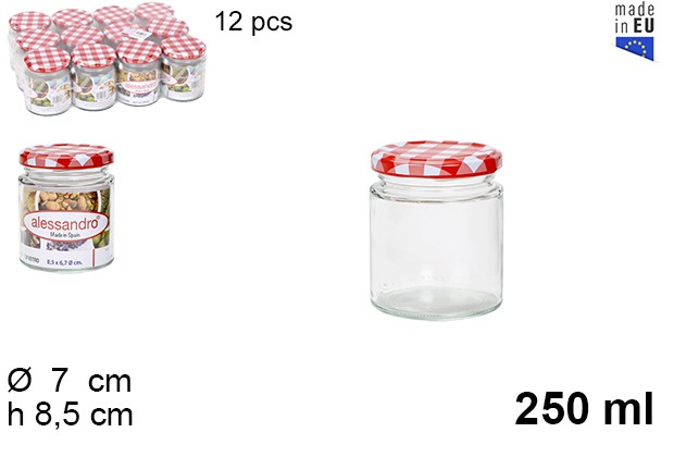Bote vidrio multiuso 250ml