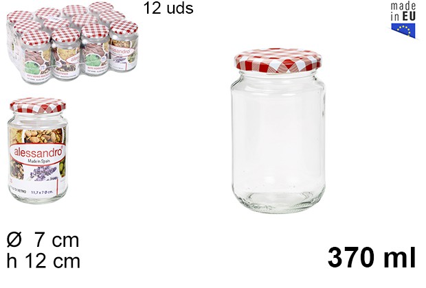 Pot de verre 370ml