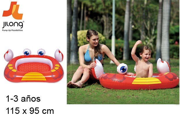 Piscina infantil cangrejo Jilong 1-3 años