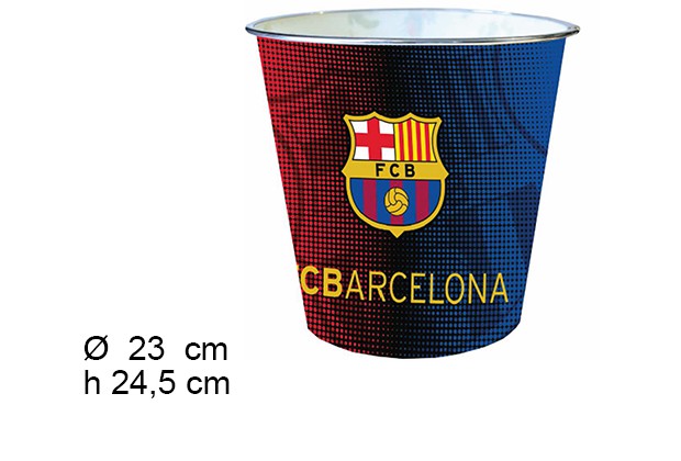 Papelera plástico F.C Barcelona