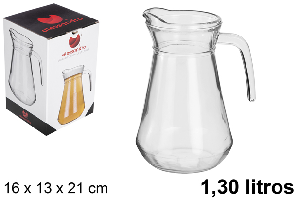 Jarra de cristal 1,3 litros