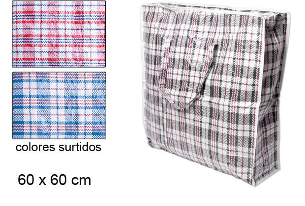 Rafia bag 60x60 cm 
