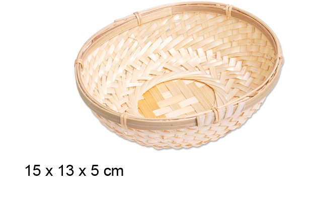 Panera natural oval 15x13x5 cm