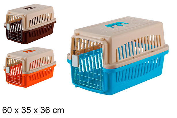 Transportín mascotas 60x35 cm